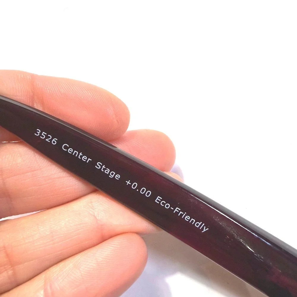 Peepers Center Stage Blue Light Glasses 3526 Wine Eco-Friendly +0.00 Oversized